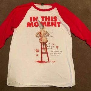 In This Moment quarter sleeve t shirt